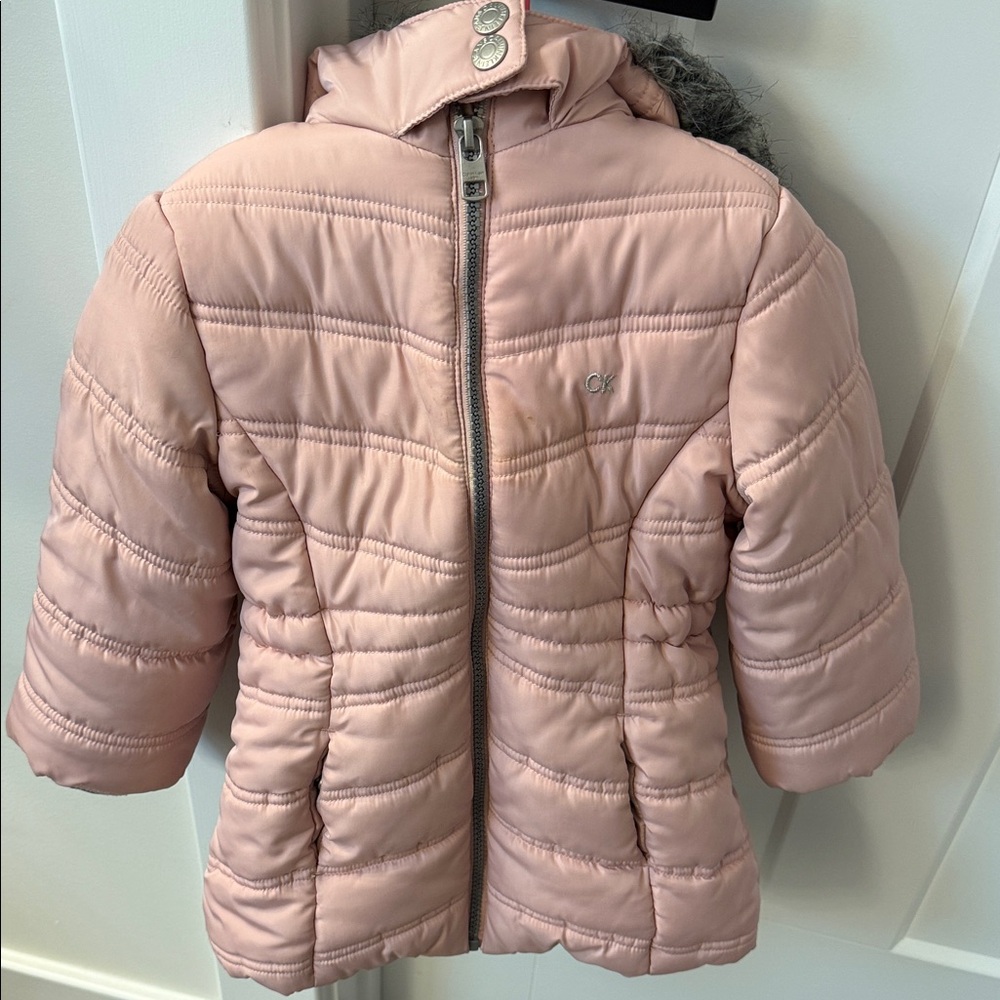 Calvin Klein Light Pink Puffer Jacket